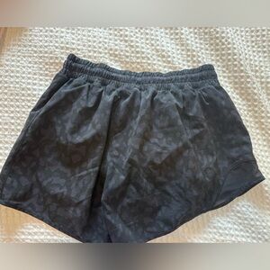 Black Camo Lululemon Hotty Hot Shorts